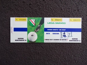 LEGIA DAEWOO WARSZAWA BILET