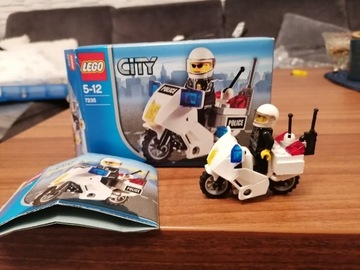 LEGO City 7235 policja na motorze