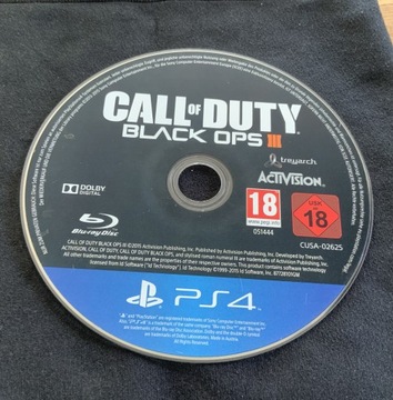 Call of Duty Black OPS III 3 PS4 bez pudełka