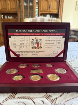 Maltese Euro Coin Collection 2008