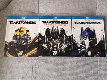 TRANSFORMERS TRYLOGIA 1 2 3 BLURAY PL LEKTOR NAPI