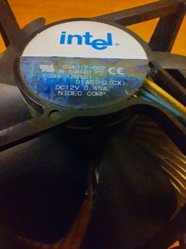 Wentylator Intel radiator na CPU LGA1700