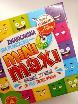 Mini Maxi light gra planszowa karty zabawy