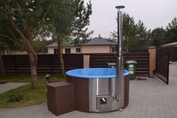 Balia ogrodowa jacuzzi gorąca beczka hot tub 