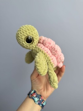 Pluszowy żółw zabawka przytulanka maskotka 