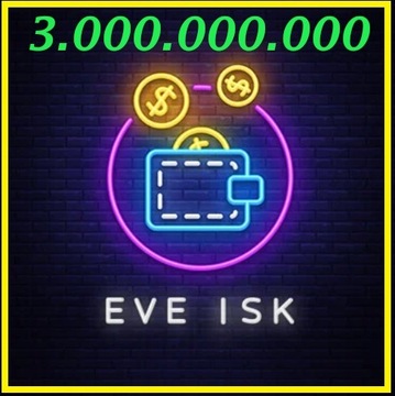 Eve Online 3.000.000.000 ISK 3000M ISK TRANQUILITY