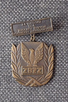 MEDAL ODZNAKA ZBŻZ ZA ZASŁUGI DLA ZW. ŻOŁ.. ZAW.