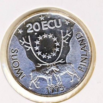 Finlandia 2 ECU srebro 1995