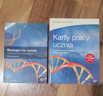 Biologia na czasie podręcznik + karty pracy ucznia