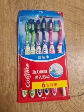 Szczoteczki do zębów Colgate komplet 6 sztuk