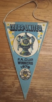 Leeds-United F.A.Cup Winners 1972 FIFA proporczyk