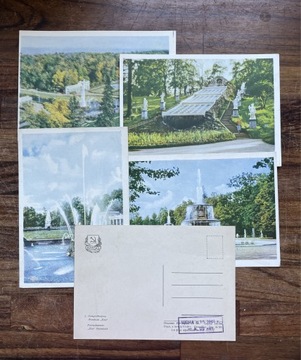 56 Petrodworec ZSRR 1961 6 pocztówek 