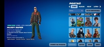 Konto fortnite 120 skinow( może być psc)