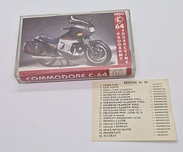 Commodore C-64 - kaseta  z programami nr.98 - matematyka