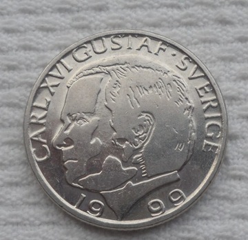 Szwecja Karol XVI Gustaw 1 korona 1999 KM# 852a