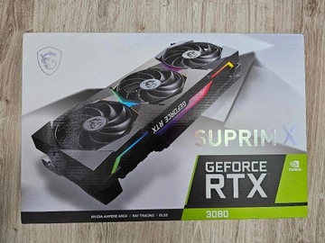 MSI SUPRIM X RTX 3080 na gwarancji