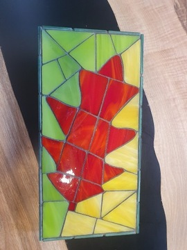 Podkładka pod świeczki z mozaiki szklanej handmade