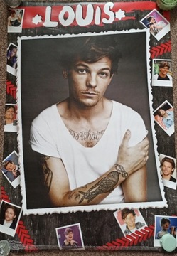 Plakat duży Louis Tomlinson One Direction poster