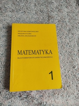 MATEMATYKA dla studentów studiów technicznych