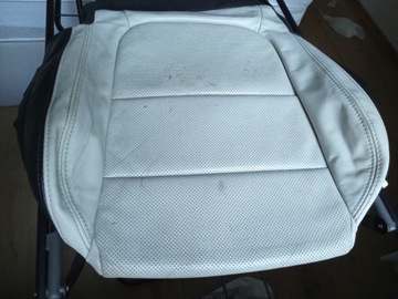 MAZDA CX-5, 6 skóra off white poszycie siedzenia fotela pasażera PP