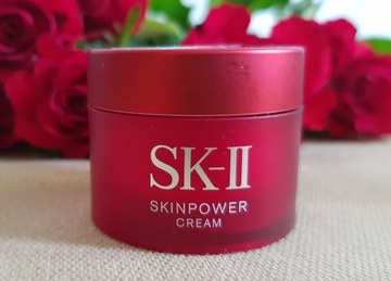 SK-II, Skinpower Cream, luksusowy,premium krem 15g Japonia 