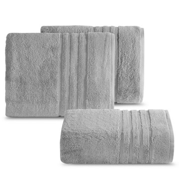 Ręcznik z bawełny egipskiej 50x90 LAVIN srebrny