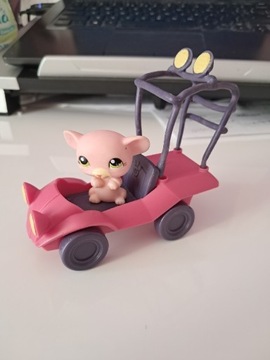 Littlest Pet Shop LPS samochód z myszką