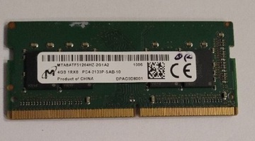 Pamięć RAM DDR4 4GB Micron PC4-2133P