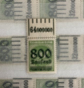 Niemcy inflacja 800 tysięcy marek