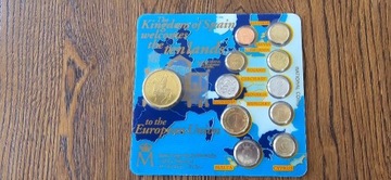 Zestaw powitalny Królestwa Hiszpanii-medal i monet