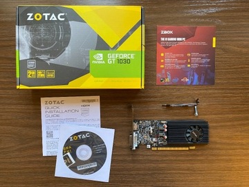 ZOTAC GeForce GT 1030 2 GB GDDR5 Gwarancja 10 msc