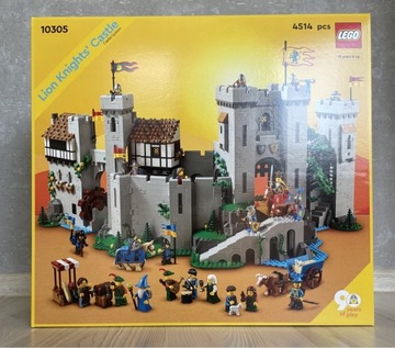 LEGO ICONS 10305 - Zamek rycerzy herbu Lew NOWY!