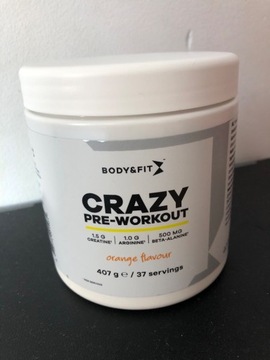 CRAZY Pre-Workout Przedtreningowka.BODY&FIT 407g