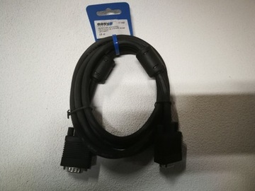 Przedłużacz kabel VGA 1.5m szary
