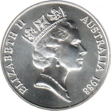 Australia 10 dolarów, 1988 200 rocznica