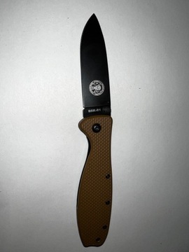 Nóż ESEE Zancudo Black Framelock Coyote Brown