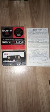 Sony ferri chrome FeCr 60 kaseta magnetofonowa 