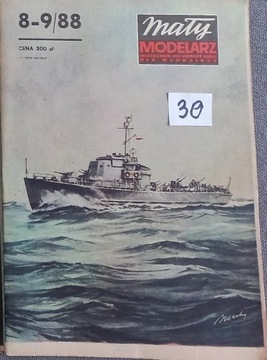 MM 8-9/1988 Ścigacz okrętów podwodnych Kronsztad