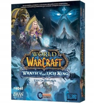 Gra planszowa World od Warcraft Lich King stan Bdb