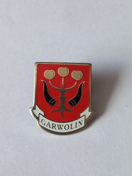 Herb miasta Garwolin przypinka pin metaliczna