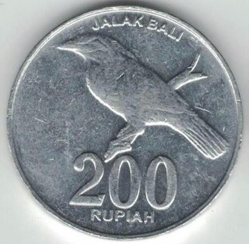 Indonezja 200 rupii 2003 25 mm Typ 2 nr 3