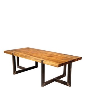 Stół do jadalni Lite drewno SOSNA/ DĄB Metal
