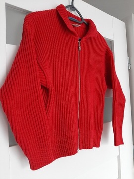 C&A - Czerwony sweter, rozm. 152