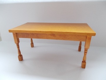 Drewniany model stołu stół do domku dla lalek 1:12