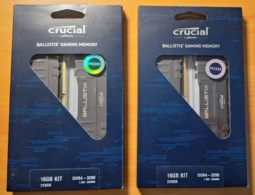 Crucial 16GB (2x8GB) 3200MHz CL16 Ballistix RGB