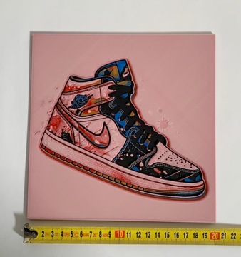 obraz ala Nike Air Jordan 20x20 litografia 3D