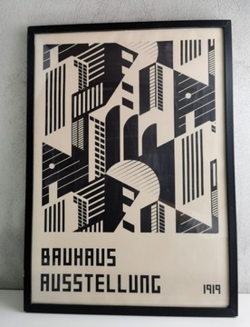 Bauhaus. Art Deco. Grafika na ścianę. 