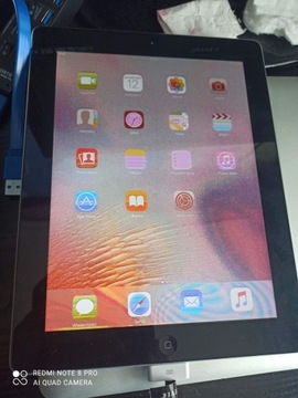 iPad 2 Apple 16gb IOS 9 uszkodzony źle kolory 
