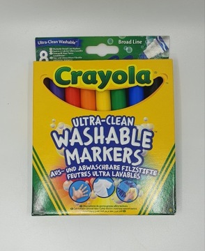Crayola kolorowe zmywalne flamastry 8 szt.