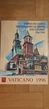 1996 Watykan **Kompletny rocznik znaczków +dodatki